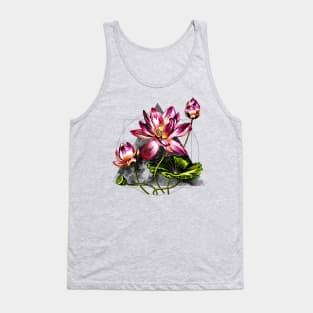 Lotus Paint Tank Top